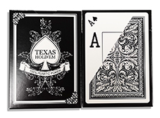 Покерные карты Texas Hold'em Black (poker vision)